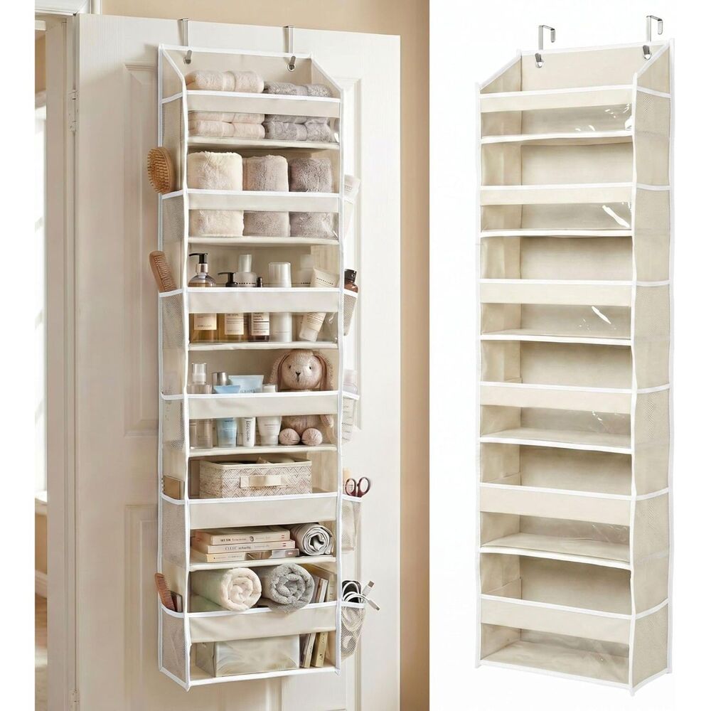 NWT HOMELUX THEORY UPGRADED 6 Tiers Over The Door Organizer Hanging